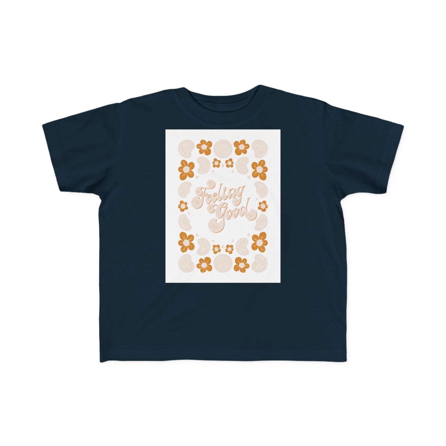 T-SHIRT Toddler Tee 'Sunny Vibes' Floral "Stay Gold" Graphic