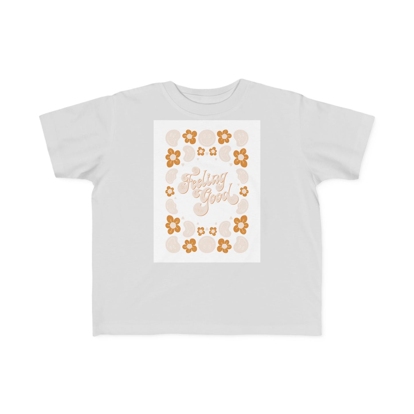 T-SHIRT Toddler Tee 'Sunny Vibes' Floral "Stay Gold" Graphic
