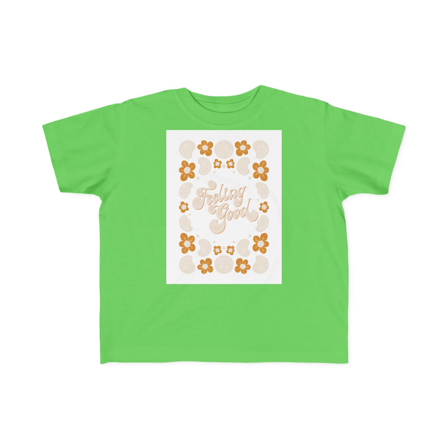 T-SHIRT Toddler Tee 'Sunny Vibes' Floral "Stay Gold" Graphic