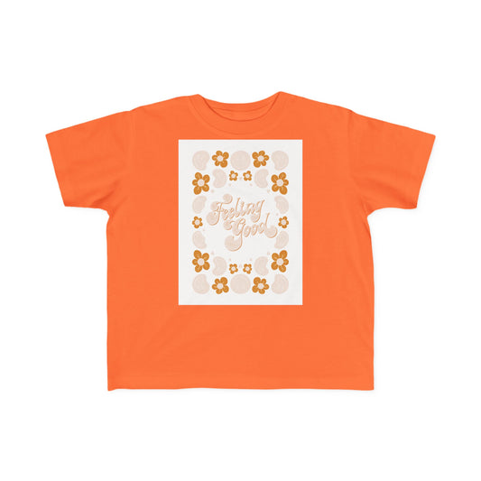 T-SHIRT Toddler Tee 'Sunny Vibes' Floral "Stay Gold" Graphic