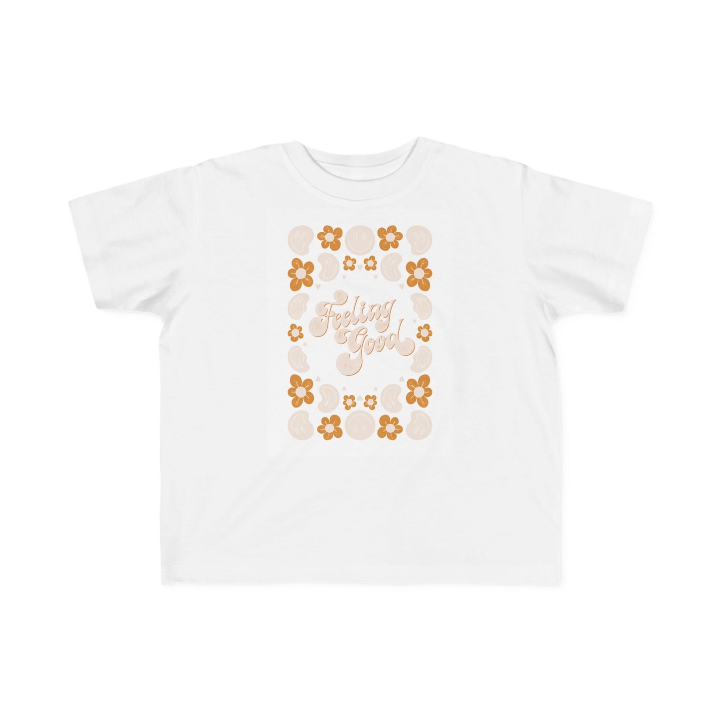 T-SHIRT Toddler Tee 'Sunny Vibes' Floral "Stay Gold" Graphic