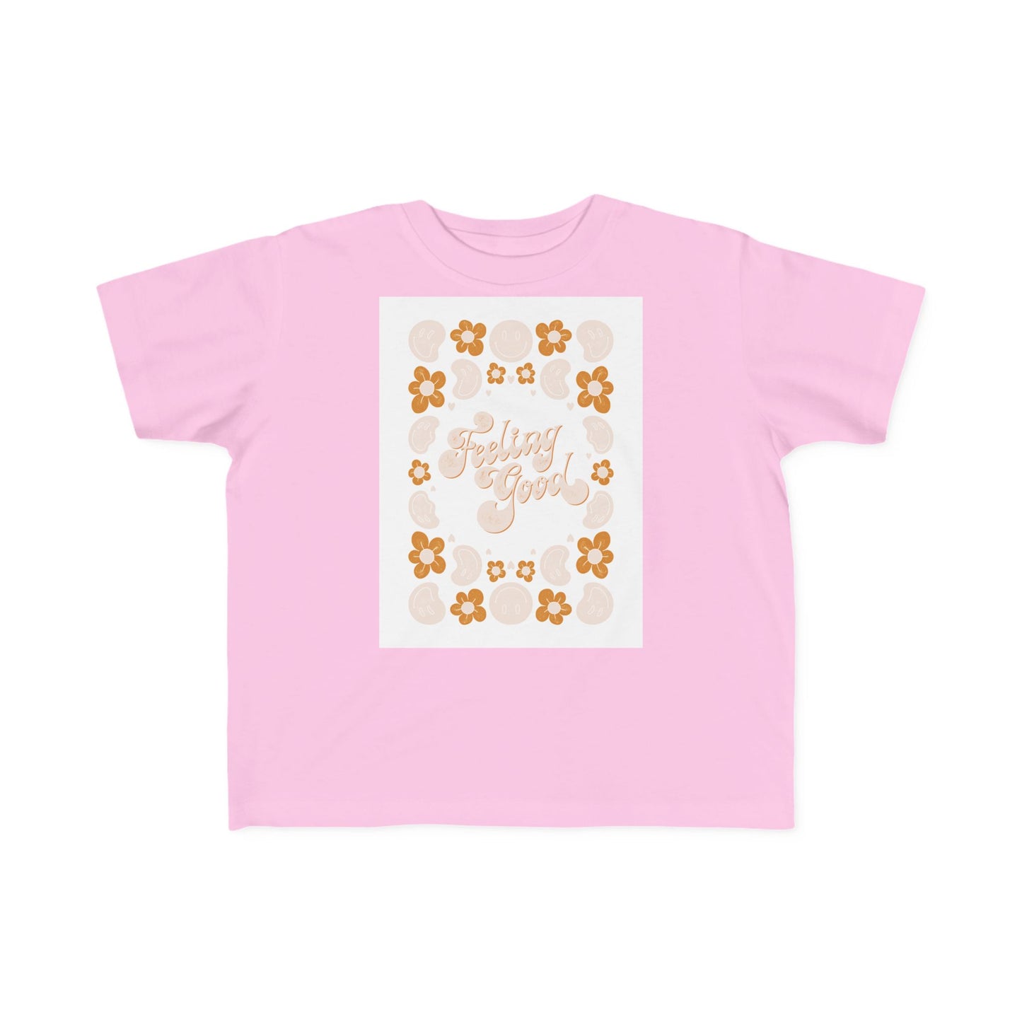 T-SHIRT Toddler Tee 'Sunny Vibes' Floral "Stay Gold" Graphic