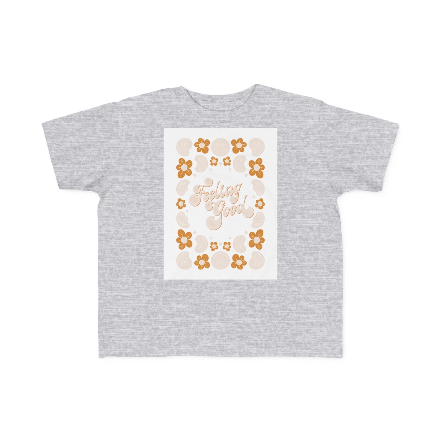 T-SHIRT Toddler Tee 'Sunny Vibes' Floral "Stay Gold" Graphic