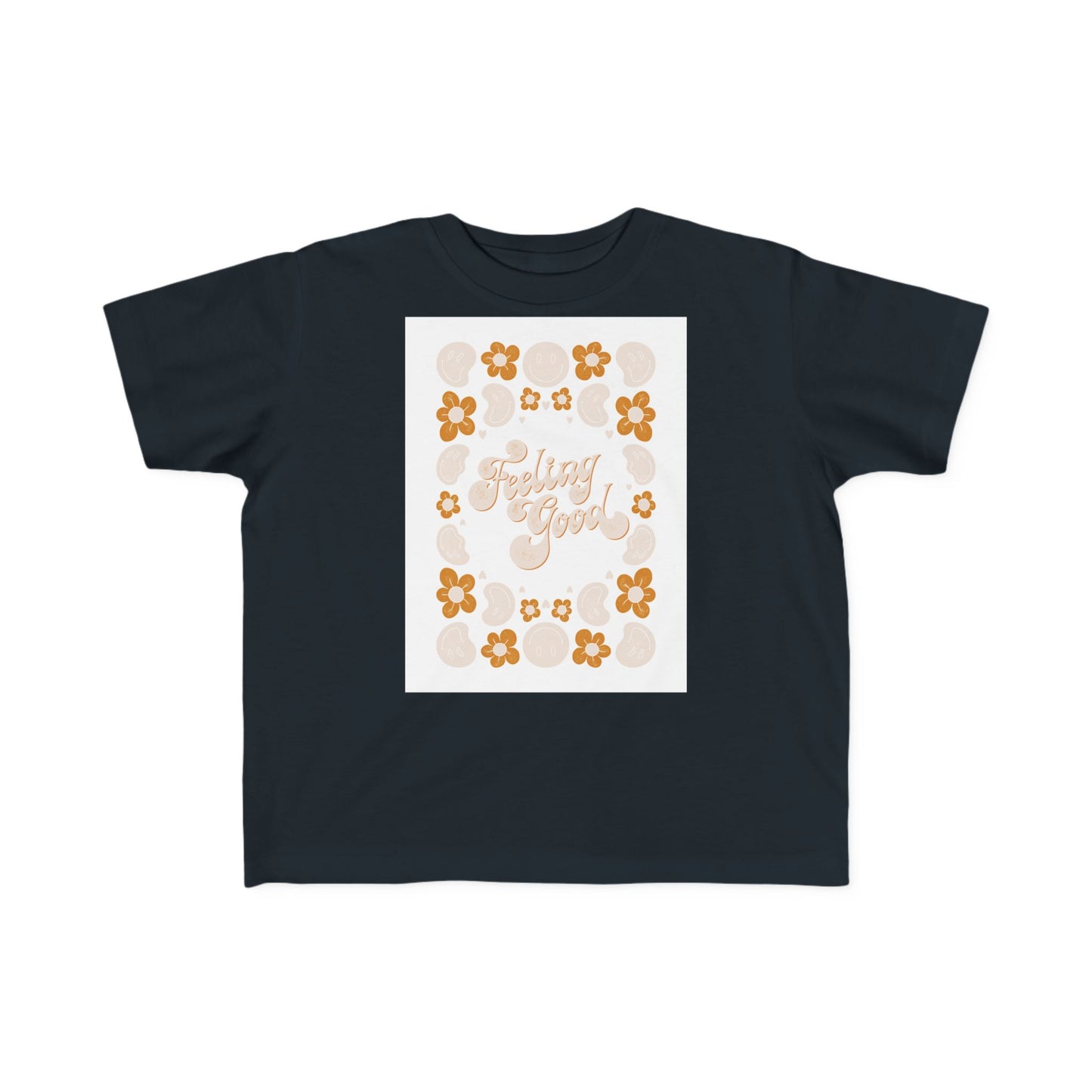 T-SHIRT Toddler Tee 'Sunny Vibes' Floral "Stay Gold" Graphic