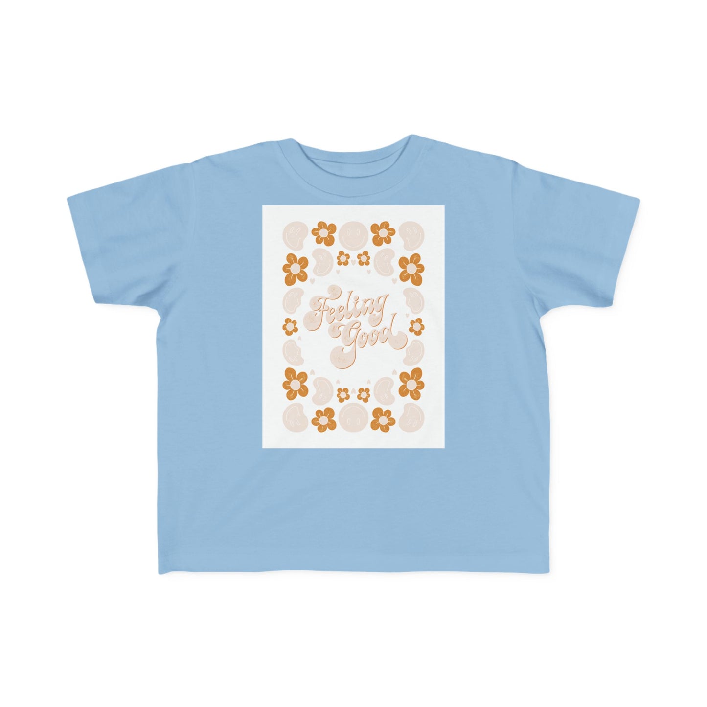 T-SHIRT Toddler Tee 'Sunny Vibes' Floral "Stay Gold" Graphic
